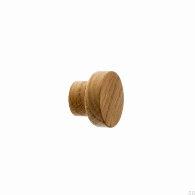 Möbelknopf Basic Wooden Oak 25 - 55 Farblos Halbmatt