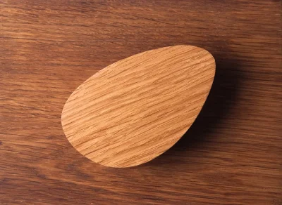 Pebble Wooden Oak Möbelgriff (klein)