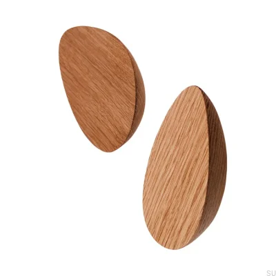 Pebble Wooden Oak Möbelgriff (groß)