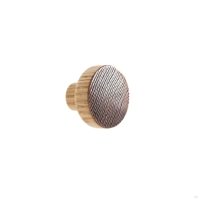 galki do mebli miedziane STAMP 3 cm - DOT Manufacture (3).webp
