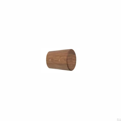 Möbelknopf Simple Cone Wooden Oak Farblos Halbmatt