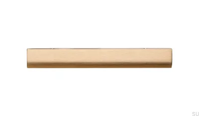 Ona 1056 Edge Möbelgriff, gebürstetes Gold eloxiert