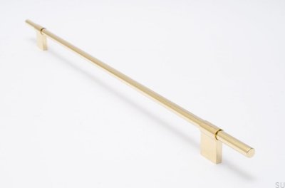 Möbelgriff Line 342 Gold Messing poliert unlackiert