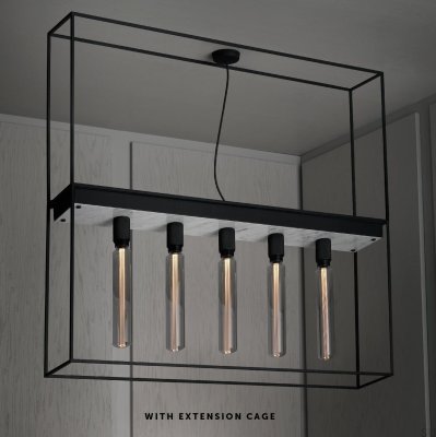 Caged Ceiling 5.0 Deckenleuchte aus weißem Marmor / Keine Glühbirnen im Lieferumfang enthalten