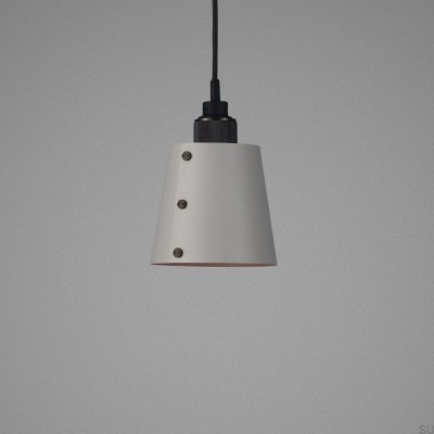 1.0 Hooked S 2 m Stahlgrau mit gebrannter Bronze Deckenleuchte