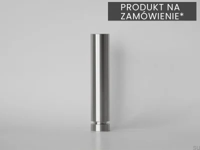 Tess 15 Silber gebürstetes Inox-Möbelbein