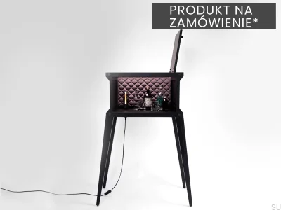 Popstar Bar aus schwarzer Eiche mit EU-Stecker