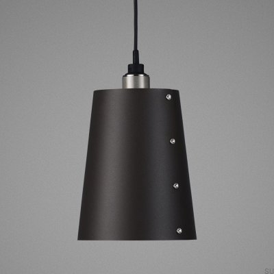 Deckenleuchte 1.0 Haken L 2 m Stahl Graphit mit Silber