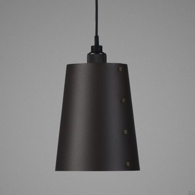 Deckenleuchte 1.0 Haken L 2 m Stahl Graphit mit gebrannter Bronze