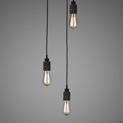 Kronleuchter ohne Schirme 3.0 Haken 2 m Messing Gebranntes Bronze