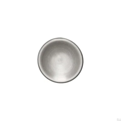 Möbelknopf Disc 50 Nickel gebürstet