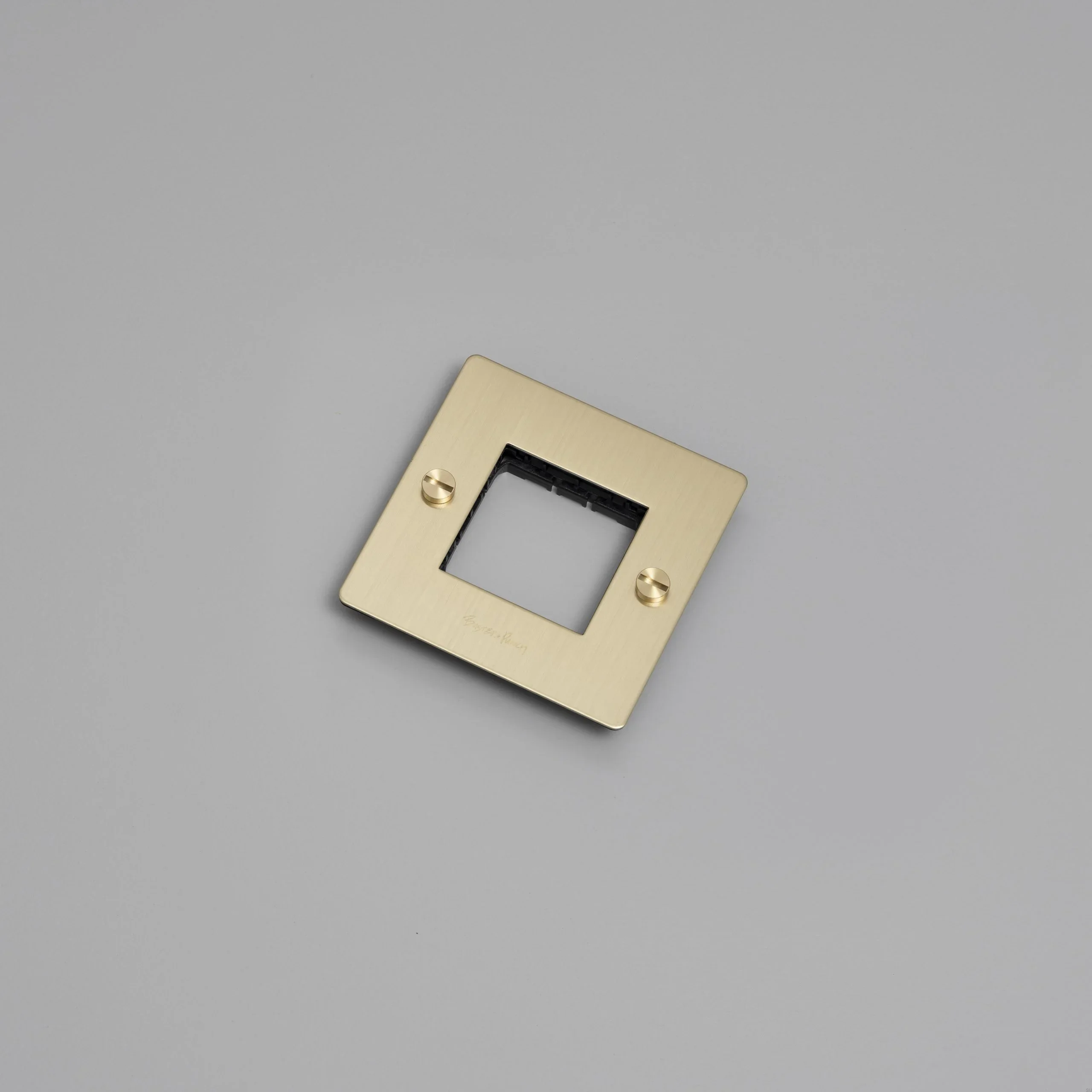 EU_ELECTRICITY_1G_Wall_Plate_No_Infill_Brass_Web-scaled.webp