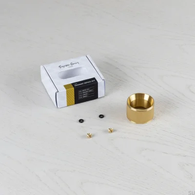 Auspuffdetail Lineare Messinglampe Dekoratives Set