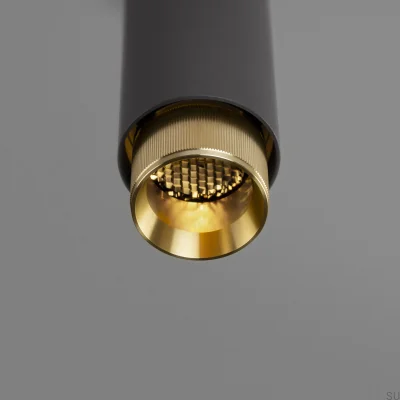 Auspuffdetail Lineare Messinglampe Dekoratives Set
