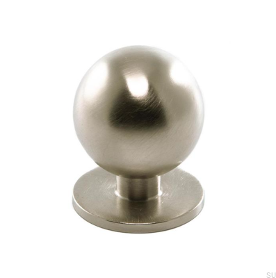 Möbelknopf 1349 25 Nickel gebürstet