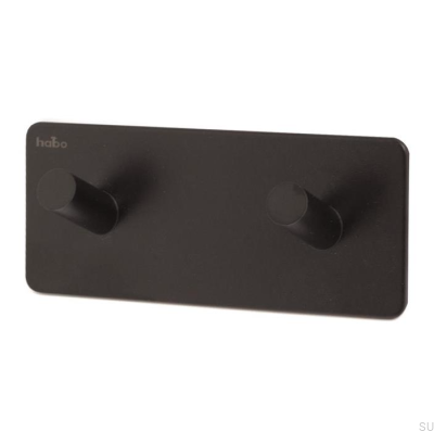Wandhalter Edge 120 Edelstahl Schwarz