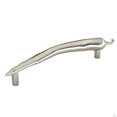 Chili L 96 länglicher Möbelgriff, gebürstetes Nickel