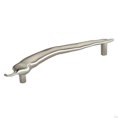 Chili R 96 länglicher Möbelgriff, gebürstetes Nickel