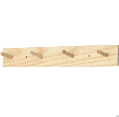 Wandaufhänger Siri Unlackiertes Holz Esche