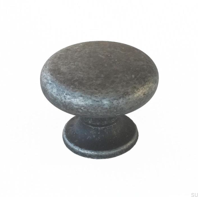 Möbelknopf 8702 35 Gebürstetes Eisen Nickel