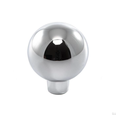 Möbelknopf 8322 28 Chrom glänzend