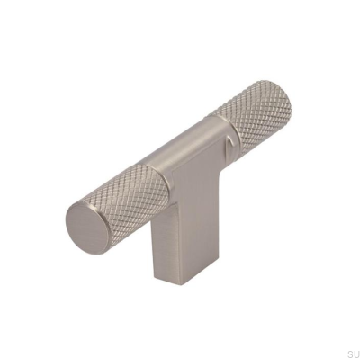 Möbelknopf T-Bar 2509 Nickel gebürstet
