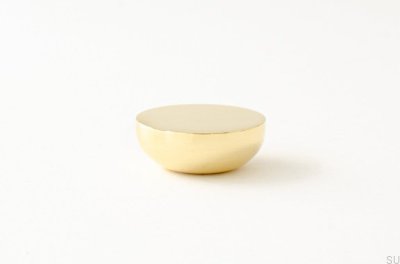 Möbelknopf Kokeshi 3012, Messing poliert, unlackiert