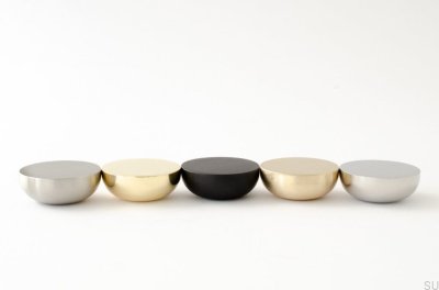 Möbelknopf Kokeshi 3012, Messing poliert, unlackiert