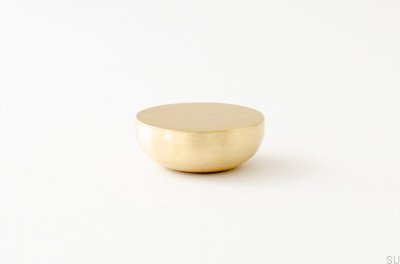 Kokeshi 3012 Möbelknopf, gebürstetes Messing, unlackiert