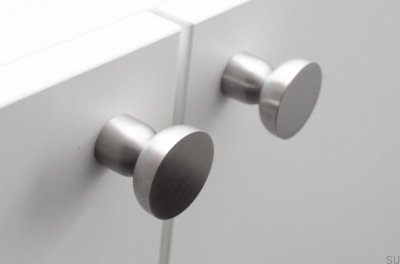 Kokeshi 3032 Möbelknopf aus gebürstetem Stahl
