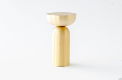Kokeshi 3052 Wandhalter, gebürstetes Messing, unbemalt