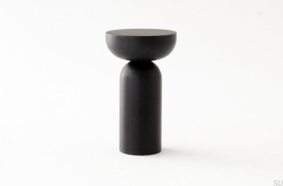 Kokeshi 3052 Aluminium-Wandhalter in Schwarz