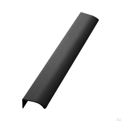 Edge Straight 350 Edge Möbelgriff Aluminium Schwarz