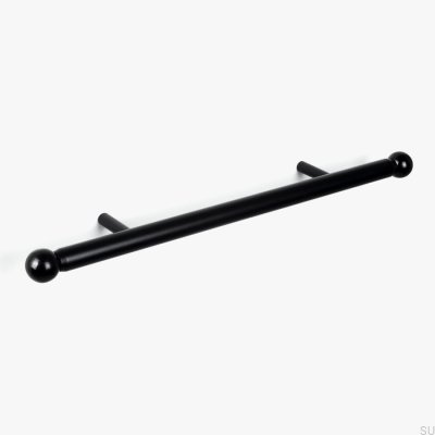 Runder Möbelgriff Kirke Rail 160 Metal Black
