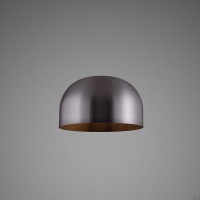 Lampenschirm in mittlerer Schirmform, Gunmetal