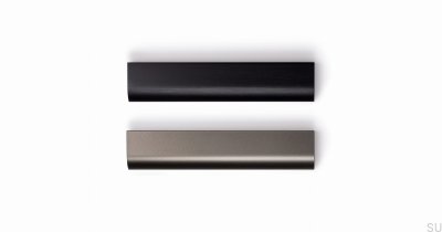 Edge Möbelgriff She 128 Metallic Silber