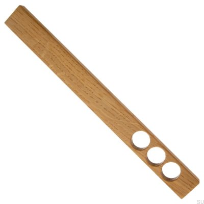 Länglicher Möbelgriff Gdynia 256 Wooden Oak - Oil Farblos Halbmatt