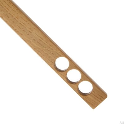 Länglicher Möbelgriff Gdynia 256 Wooden Oak - Oil Farblos Halbmatt