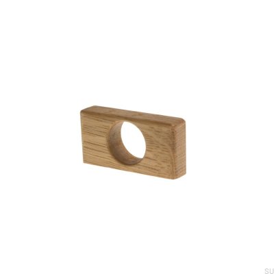 Länglicher Möbelgriff Gdynia 32 Wooden Oak - Farblos Halbmattes Öl