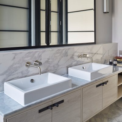 Möbelknopf mit Unterlegscheibe, Kreuzplatte 20, Stahl, Schwarz (2er-Set)