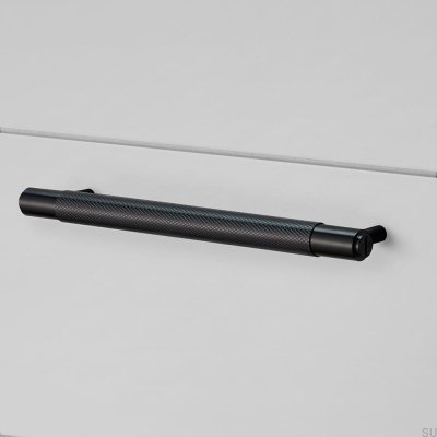 Cross 125 Stahl Schwarz Länglicher Möbelgriff