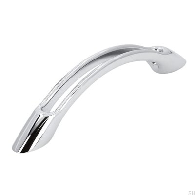 Langer Möbelgriff 1026 Chrom Poliert