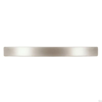 Länglicher Möbelgriff 1029 Nickel gebürstet