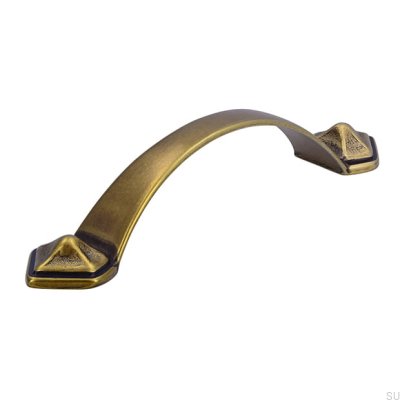 Länglicher Möbelgriff 1323 96 Antikbronze