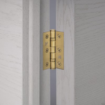 Scharniere für Türen 76 x 51 x 2 mm Stahl Gold (2er-Set)