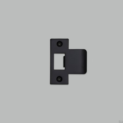 T-Strike Türschließblech 60 mm Stahl Schwarz