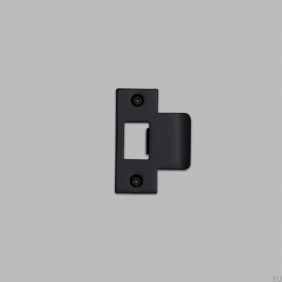 T-Schließblech für Türen, 54 mm, Stahl, Schwarz