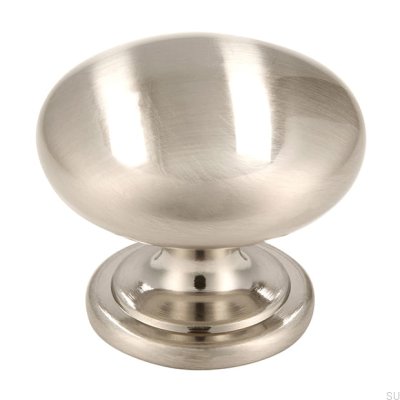 Möbelknopf 1533 Silber gebürstet