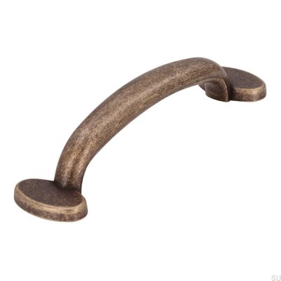 Länglicher Möbelgriff 1534 96 Antik Bronze