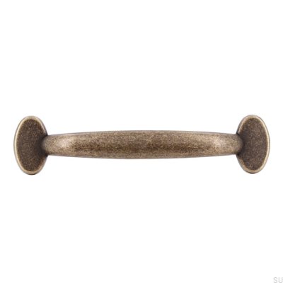 Länglicher Möbelgriff 1534 96 Antik Bronze